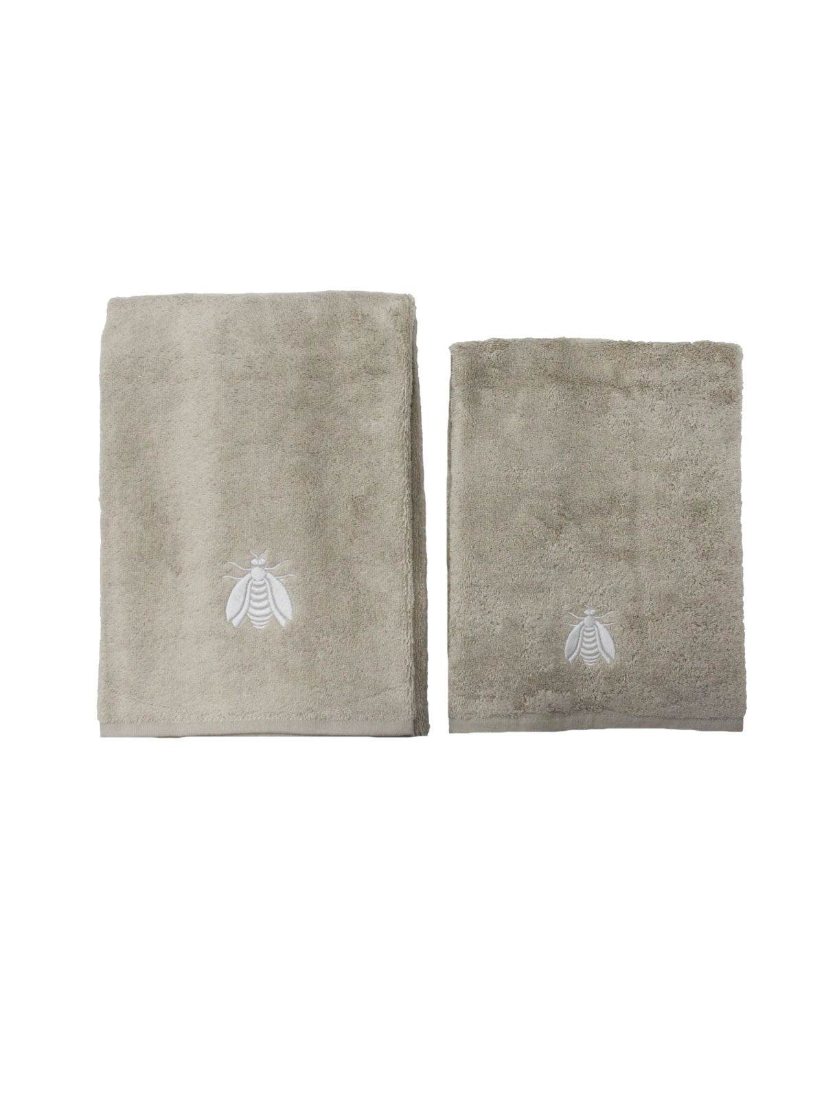 Asciugamani Coppia 1+1 Biancheria Bath Essential Api 1+1 Mastro Raphael - evabiancheria